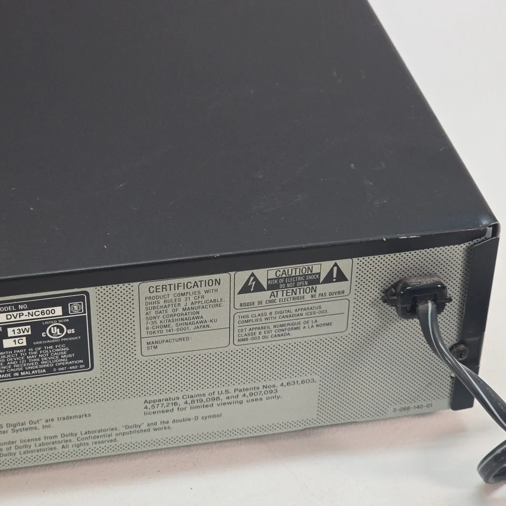Sony dvp nc600